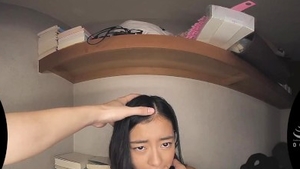 Rough fucking with large boobs asian babe