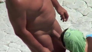 Fucking at the beach accompanied by super hot girl