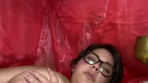 Erotic nailing alongside big boobs arab friend