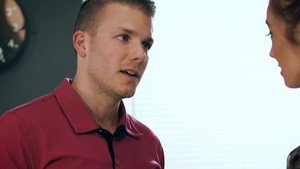 Ramming hard starring pregnant student Christy Love