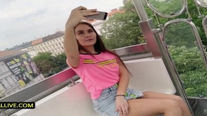 Wild 18 yr old helps with hard fucking