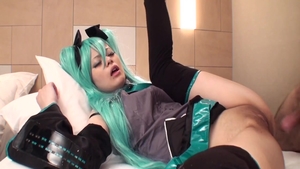 Charming and very hot chick cosplay ass pounding