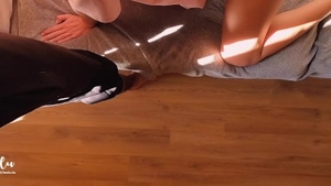 Amateur has a passion for sloppy fucking