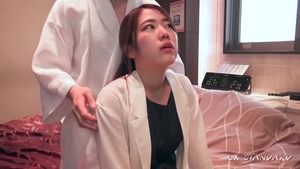 Wild asian teen fun with toys