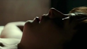 Pale brunette has a thing for bondage in HD