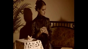 Charming maid spanking HD