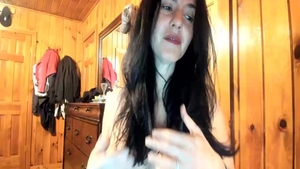 Sweet brunette enjoys greatly deepthroat in her lingerie