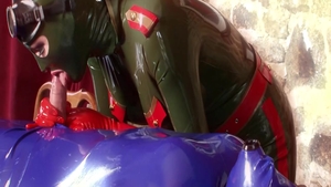 Rubber Eva Fetish pretty Porn movie scene