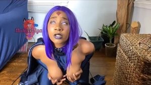 Big ass ebony amateur cosplay female orgasm