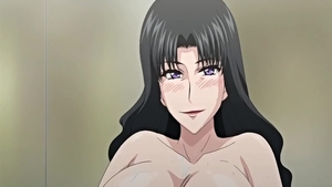 Erotic brunette cumshot