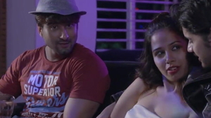 Orgy along with tattooed Indian housewife