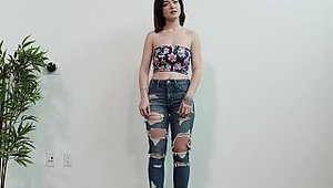 Casting Couch HD - Hard fucking alongside natural girl