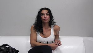 Busty stepmom jizzed at casting