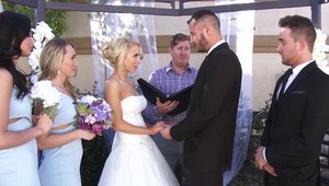 Naughty Weddings - Alix Lynx plus Danny Mountain in the bed