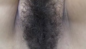 Hairy teen close up masturbation outdoors