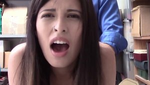 Hardcore sex in company with shoplifter Jasmine Gomez