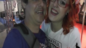 Yarisa Duran & whore Daniela Evans orgy in public